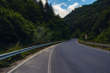 road in mountains