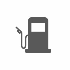 vector illustration of gas station icon flat design.