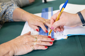 signature de document en mairie