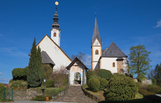 Winterkirche und Wallfahrtskirche Maria Wörth / Kärnten / Österreich