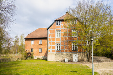 Obraz premium The old water mill in Trittau