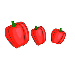 Yellow Bell Pepper Icon, Suitable for Culinary Theme, Food Theme, Vegetables Theme
