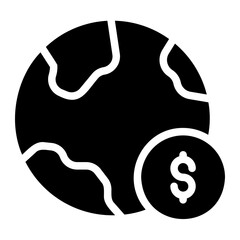 World Financial glyph icon