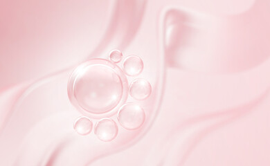Pink Collagen Skin Serum, gluta cosmetic Vitamin, skin care cosmetics solution Background
