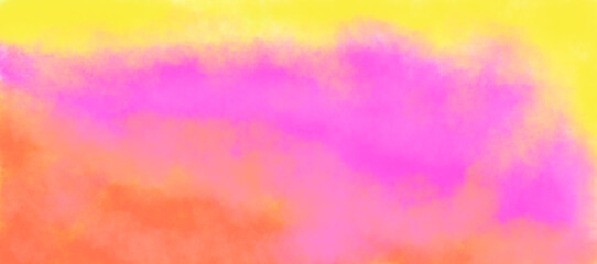 Fototapeta na wymiar watercolor background with streaks. Pink, Yellow, Orange