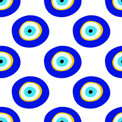 Seamless Turkish Eye pattern