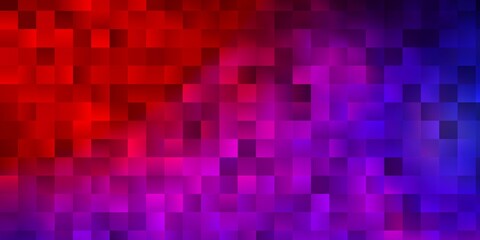 Light Blue, Red vector texture in rectangular style.