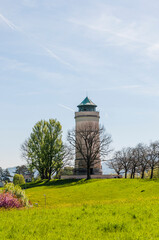 Basel, Wasserturm, Basel-Stadt, Stadt, Bruderholz, Spazierweg, Wanderweg, Aussichtsturm, Wasserversorgung, Frühling, Schweiz