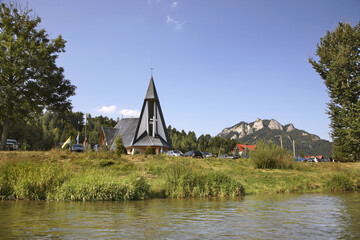 Parish church of Nativity of Blessed Virgin Mary at Sromowce Nizne village. Poland © Andrey Shevchenko