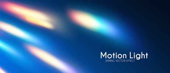 Morion light effect. Shining magic background with fire effect. Transparent refraction elements