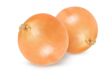 Onion on isolated white background