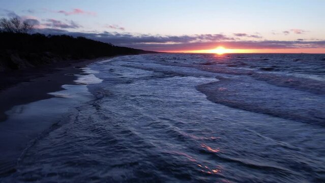 Kaliningrad Baltic Sea Winter Kitesurfing Waveriding