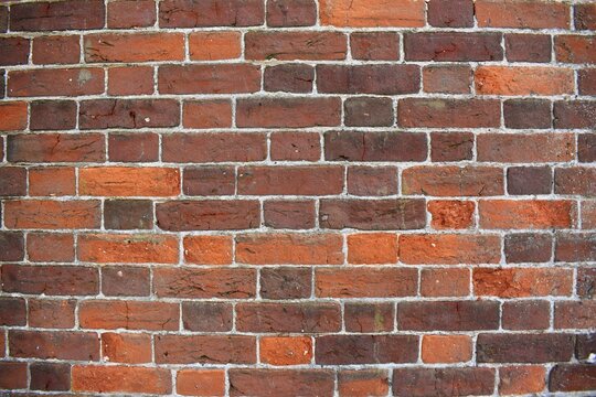 red brick wall