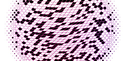 Dark Pink, Red vector texture with circles.