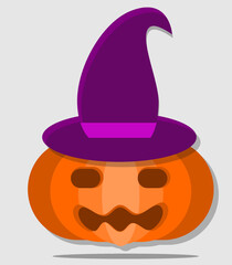 Halloween annual event pumpkin illustration