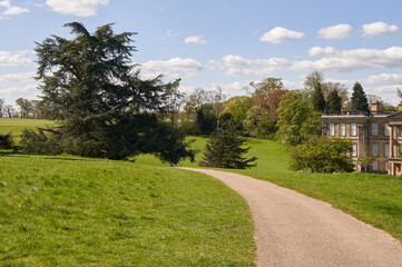 Road in a country estate
