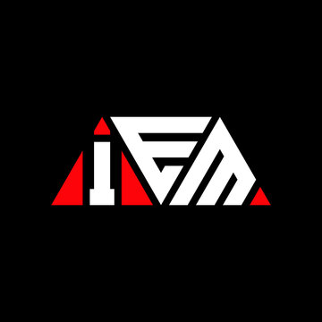 IEM triangle letter logo design with triangle shape. IEM triangle logo design monogram. IEM triangle vector logo template with IEd color. IEM triangular logo Simple, Elegant, and Luxurious Logo...