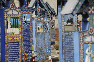 Romania: medieval castles, churches, monasteries, villages, happy cemetery and nature