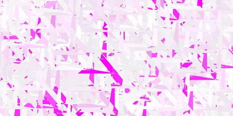 Light purple, pink vector layout with triangle forms.