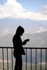 Fototapeta premium Silueta en Chicamocha