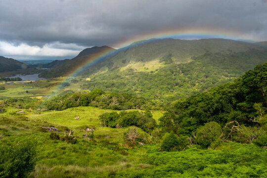 Ring of Kerry - Killarny National Park - Regenbogen in den Bergen