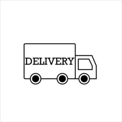 Delivery icon vector illustration symbol