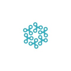 Abstract logo design. Vector logo template network