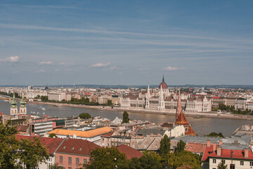 Budapest Famous Landmarks in the Summer