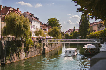 Beautiful City of Ljubljana in the Summer