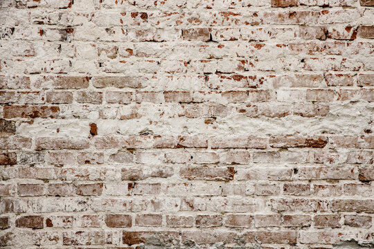 Fototapeta mur cegły, stara ściana z cegieł - ceglana ściana - stara cegła - murowane tło 