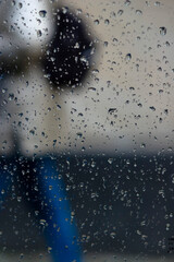 Schatten im Regen