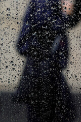 Schatten im Regen