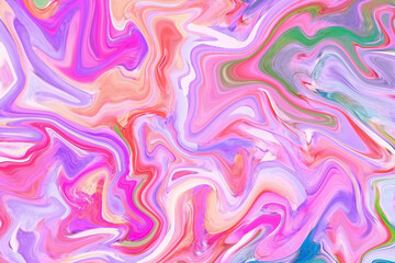 Fototapeta na wymiar Vivid liquify colorful wallpaper abstract background Premium Photo
