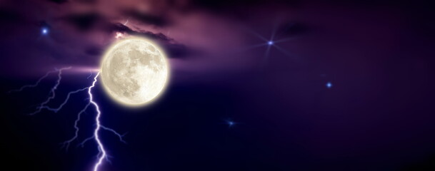 night starry sky  moon moonlight lightenningg nebula dark blue  nature landscape weather forecast cosmic background 