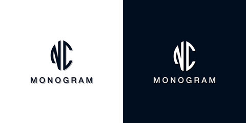 Leaf style initial letter NC monogram logo.