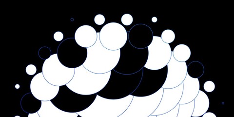 Light BLUE vector texture with disks.