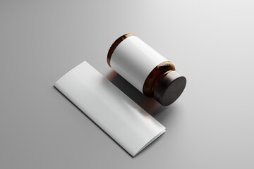 Amber Glass Bottle or Jar