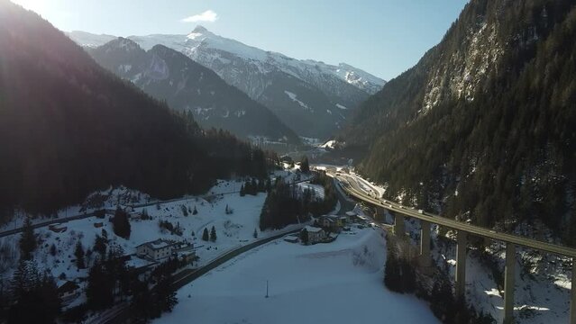 view from the mountain,Brenner Pass