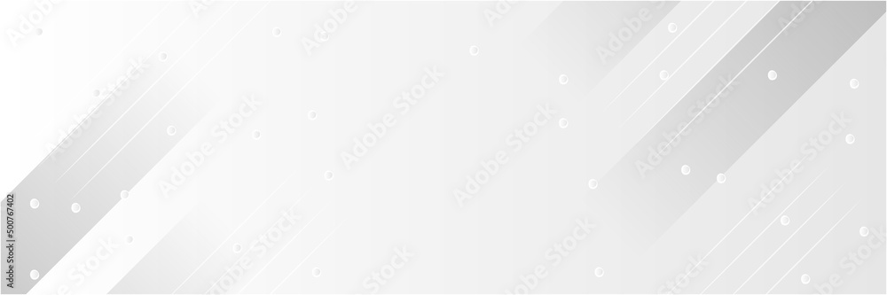 Poster abstract banner design web template set, horizontal header web banner. modern gradient white cover h