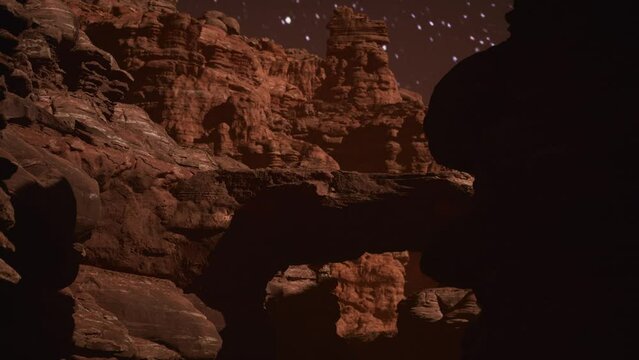 milky way at natural stone park the grand canyon