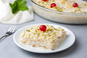 Turkish Traditional Ramadan Dessert Gullac
