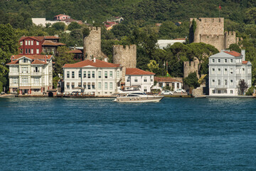 Sunset Time Bosphorus Photos, Istanbul Turkey 