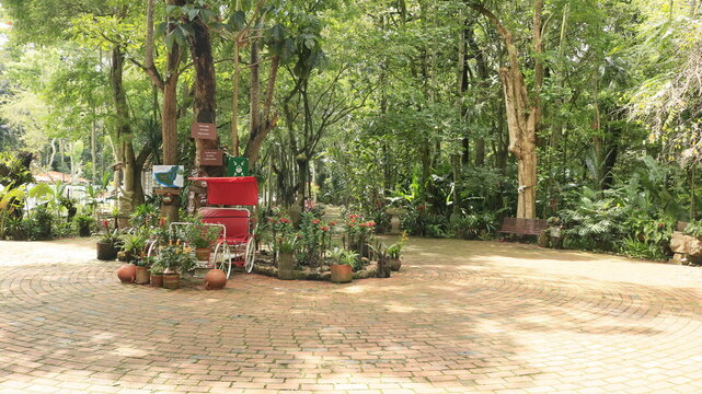 Parque el Gallineral, en San Gil, Santander, Colombia