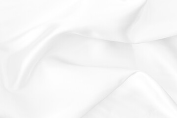 White fabric texture background. Smooth elegant white silk texture