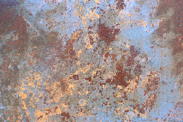 Abstract art  blue yellow texture background