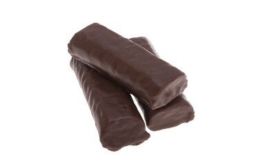 chocolate candies isolated