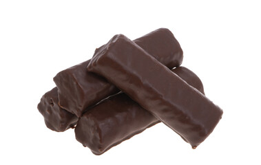 chocolate candies isolated