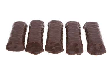 chocolate candies isolated