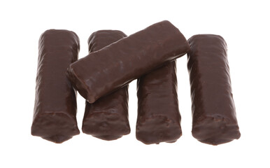 chocolate candies isolated