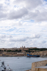 view of the harbour of st ives cornwall country